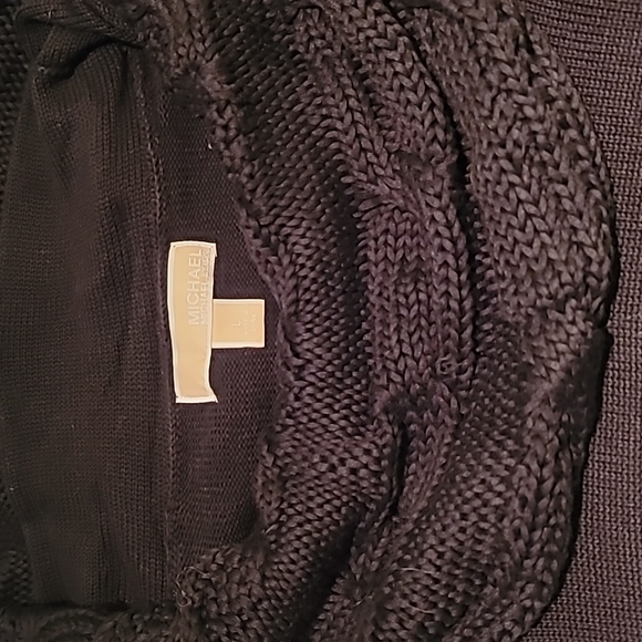 Michael Kors Large Black Cowl Nexk Sweater - Picture 2 of 7